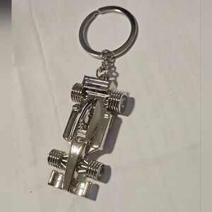 Formula 1 Race Car Keychain - Formula One Key Ring - F1 - Metal Collectible